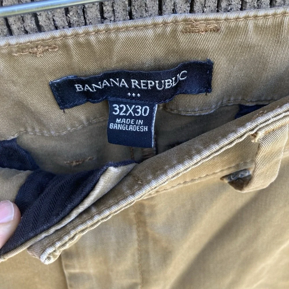 Banana Republic Men's Brown‎ Cargo Pants Size 32 X 30 Paratrooper Work Y2K